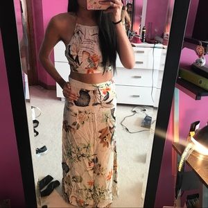 Floral 2 piece Dress